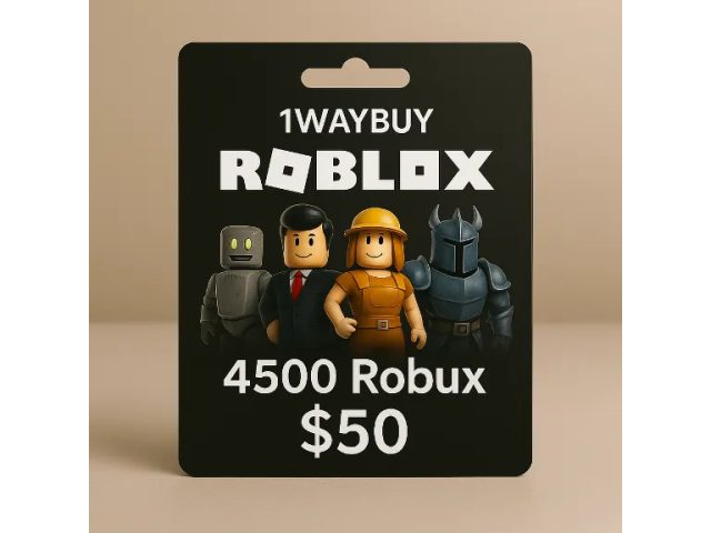 Roblox (Global) 4500 Robux Глобальный регион - цифровая карта