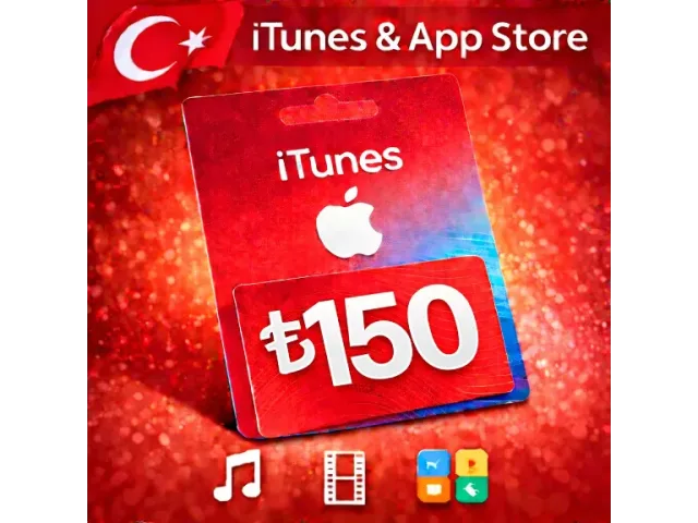 App Store &amp; iTunes (TR) 150 TRY Турция - цифровая карта