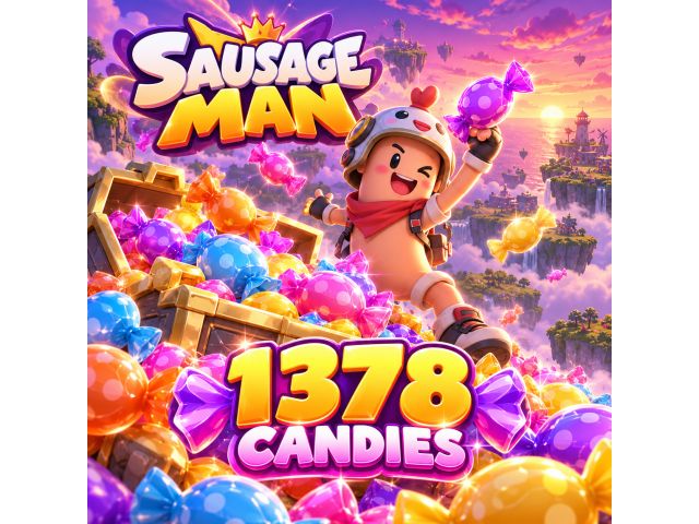 Sausage Man — 1378 Candies (пополнение по Character ID)