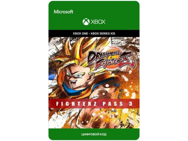 Дополнение DRAGON BALL FIGHTERZ - FIGHTERZ PASS 3 (DLC) для Xbox One/Series X S, электронный ключ