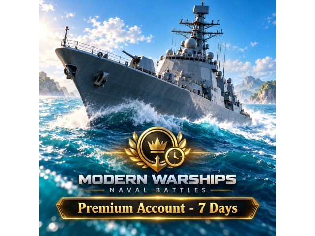 Modern Warships: Naval Battles — Premium Account на 7 дней