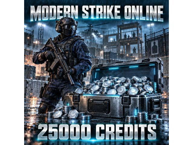 Modern Strike Online — 25000 Credits (пополнение по Player ID)
