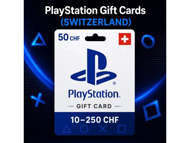 PlayStation (CH) 250 CHF Швейцария - цифровая карта