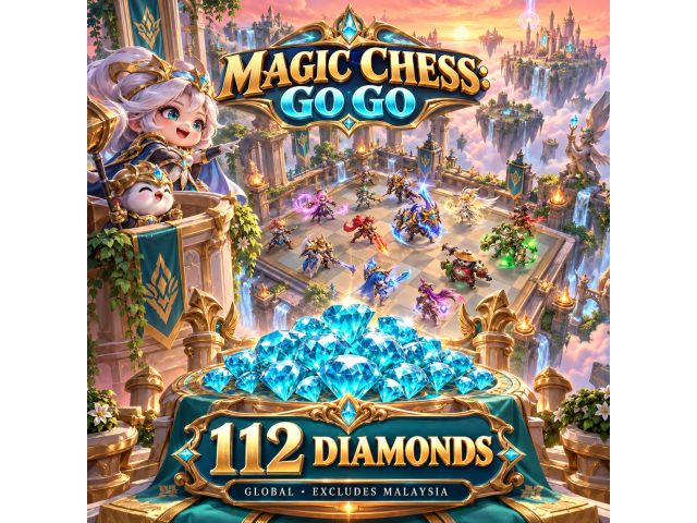 Magic Chess: Go Go — 112 Diamonds (Global, кроме Малайзии)