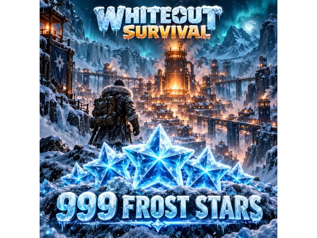 Whiteout Survival — 999 Frost Stars (пополнение по Player ID)