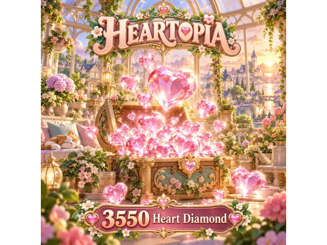Heartopia — 3550 Heart Diamond (пополнение по ID)