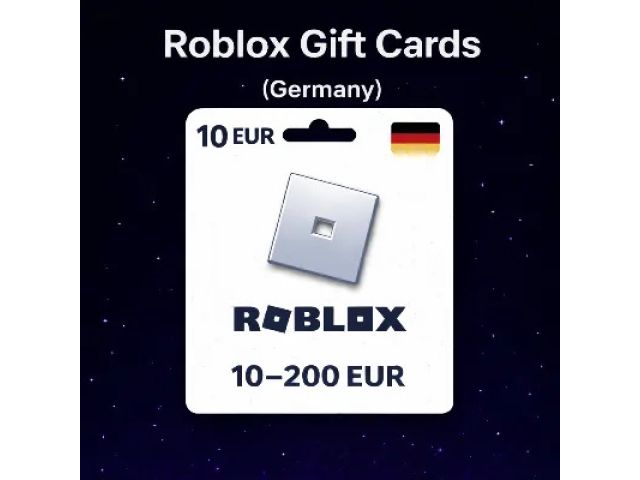 Roblox (DE) 10 EUR Германия - цифровая карта