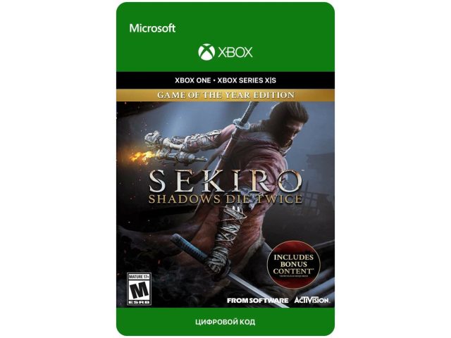 Игра Sekiro: Shadows Die Twice - GOTY для Xbox One/Series X S, электронный ключ