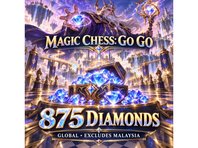 Magic Chess: Go Go — 875 Diamonds (Global, кроме Малайзии)