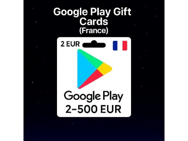 Google Play (FR) 100 EUR Франция - цифровая карта