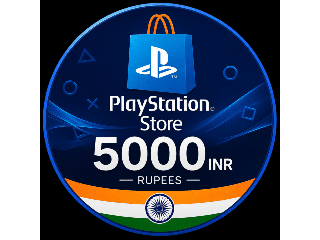 PlayStation(PSN) 5000 INR(Rupee) India