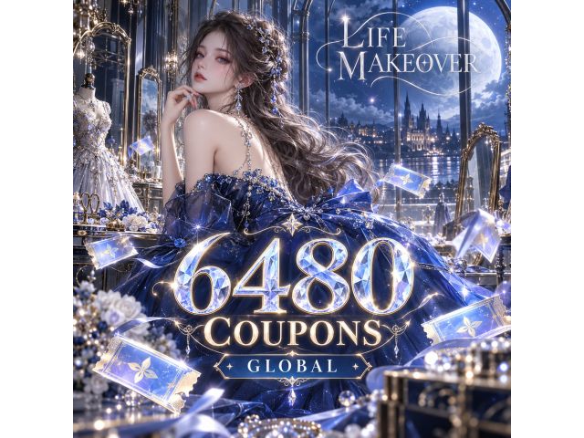 Life Makeover (Global) — 6480 Coupons (по User ID)