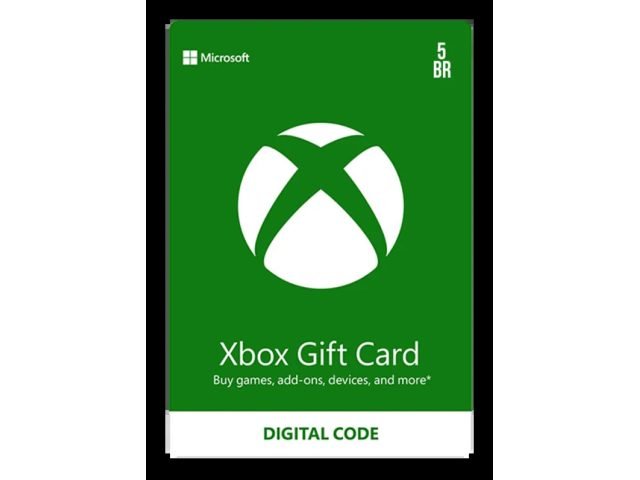 Xbox Gift Cards (BR) 5 BRL Бразилия - цифровая карта