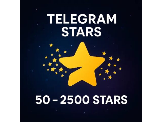 Telegram Stars 2500 Stars - цифровая карта