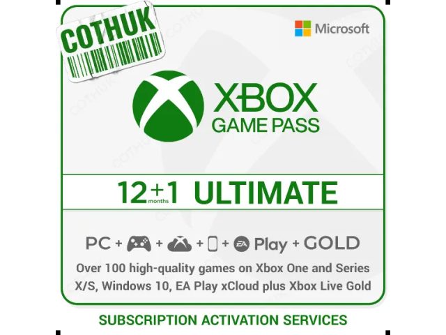 Xbox Game Pass (IN) 12 Months Xbox Game Pass Essential Индия - цифровая карта