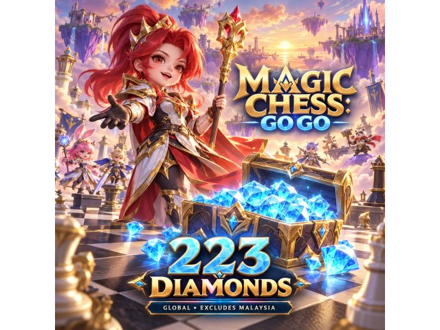 Magic Chess: Go Go — 223 Diamonds (Global, кроме Малайзии)