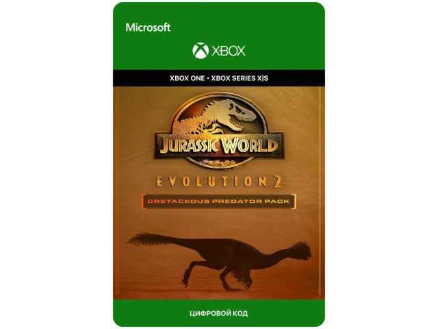Дополнение Jurassic World Evolution 2 - CRETACEOUS PREDATOR (DLC) для Xbox One/Series X S, электронный ключ