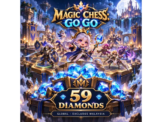 Magic Chess: Go Go — 59 Diamonds (Global, кроме Малайзии)