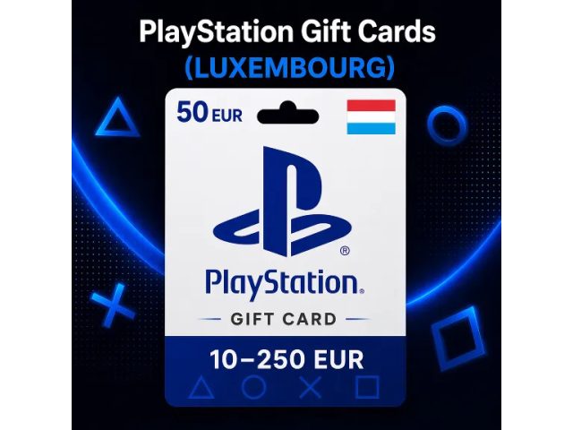 PlayStation (LU) 10 EUR Люксембург - цифровая карта