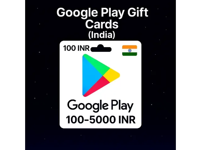 Google Play (IN) 100 INR Индия - цифровая карта