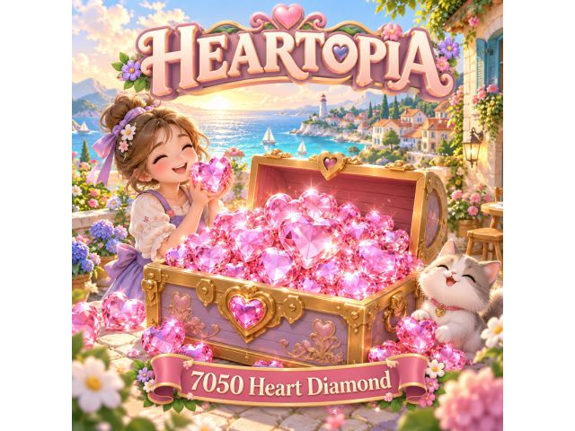Heartopia — 7050 Heart Diamond (пополнение по ID)