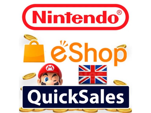 Nintendo (UK) 15 GBP Великобритания - цифровая карта