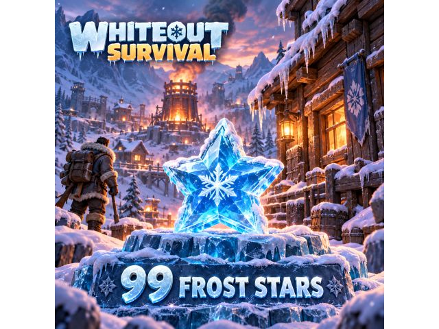 Whiteout Survival — 99 Frost Stars (пополнение по Player ID)