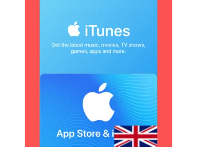 App Store &amp; iTunes (UK) 400 GBP Великобритания - цифровая карта