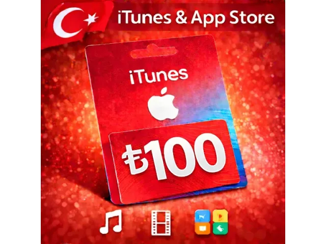 App Store &amp; iTunes (TR) 100 TRY Турция - цифровая карта