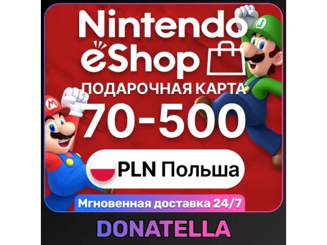 Nintendo (PL) 500 PLN Польша - цифровая карта