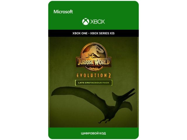Дополнение Jurassic World Evolution 2: Late Cretaceous Pack (DLC) для Xbox One/Series X S, электронный ключ