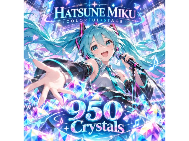 Hatsune Miku: Colorful Stage — 950 Crystals