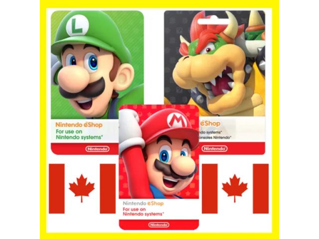 Nintendo (CA) 10 CAD Канада - цифровая карта