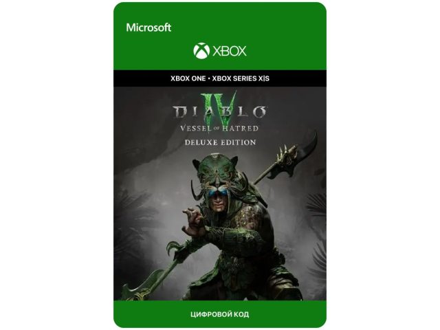 DLC Дополнение Diablo IV: Vessel of Hatred - Deluxe Edition для Xbox One/Series X S, электронный ключ