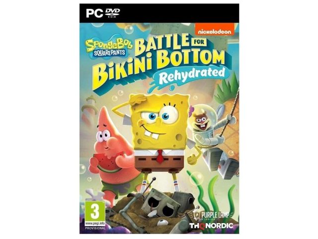 Игра SpongeBob Battle for Bikini Bottom Rehydrated для PC, Steam, электронный ключ