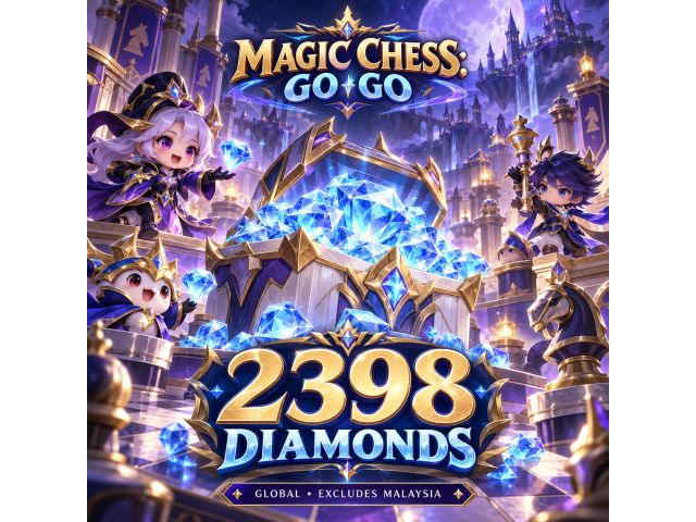 Magic Chess: Go Go — 2398 Diamonds (Global, кроме Малайзии)