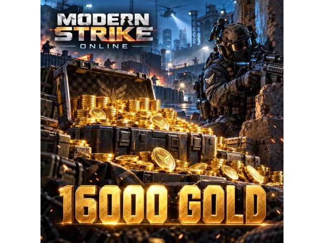 Modern Strike Online — 16000 Gold (пополнение по Player ID)