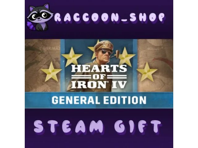 Hearts of Iron IV General Edition (CIS) - ключ активации