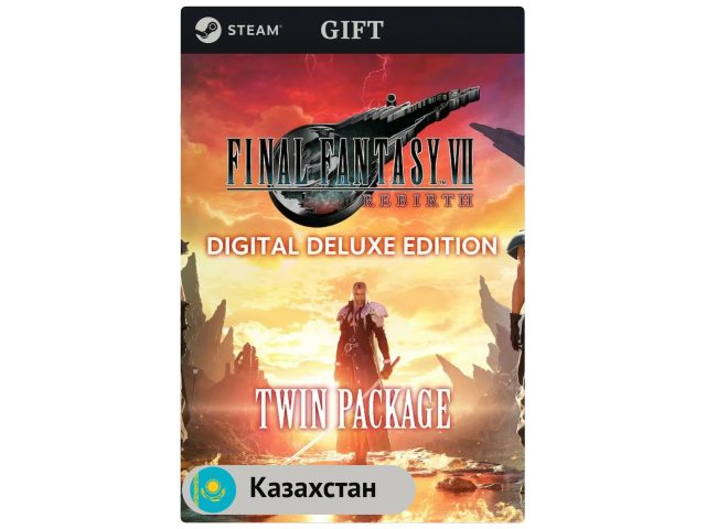Игра FINAL FANTASY VII REMAKE &amp; REBIRTH Digital Deluxe Twin Pack для PC (ПК) Steam, Steam Deck, GIFT Казахстан