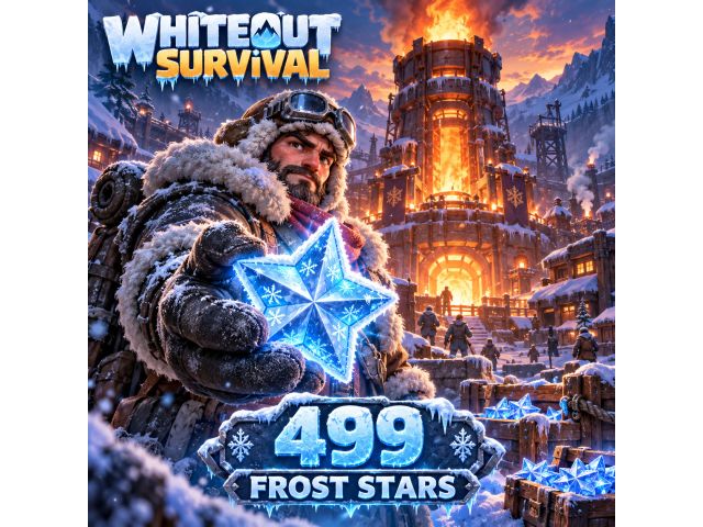 Whiteout Survival — 499 Frost Stars (пополнение по Player ID)