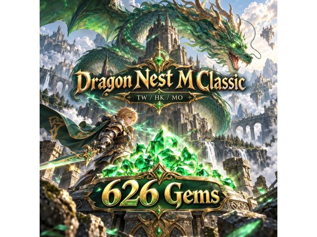 Dragon Nest M Classic (TW/HK/MO) — 626 Gems