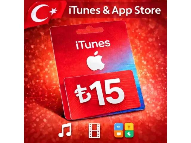 App Store &amp; iTunes (TR) 15 TRY Турция - цифровая карта