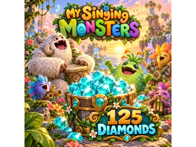 My Singing Monsters — 125 Diamonds