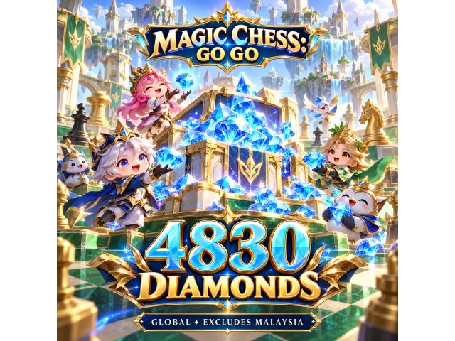 Magic Chess: Go Go — 4830 Diamonds (Global, кроме Малайзии)