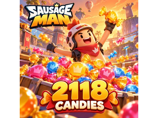 Sausage Man — 2118 Candies (пополнение по Character ID)