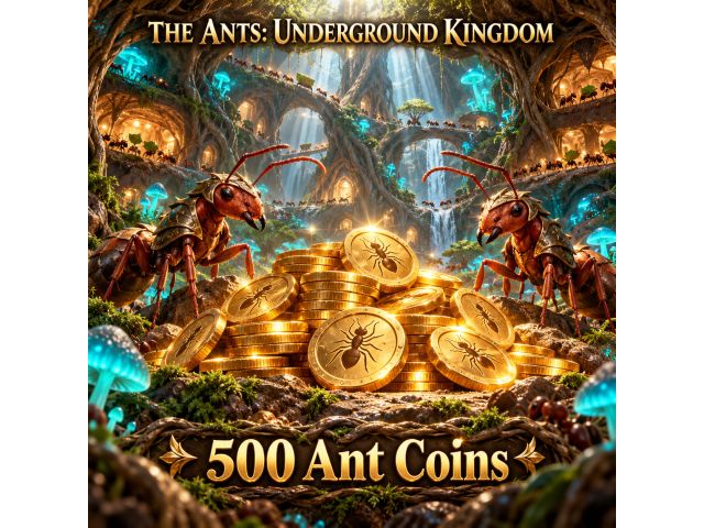 The Ants: Underground Kingdom — 500 Ant Coins (по User ID)