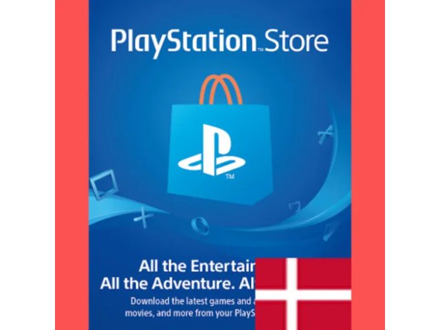 PlayStation (DK) 1200 DKK Дания - цифровая карта