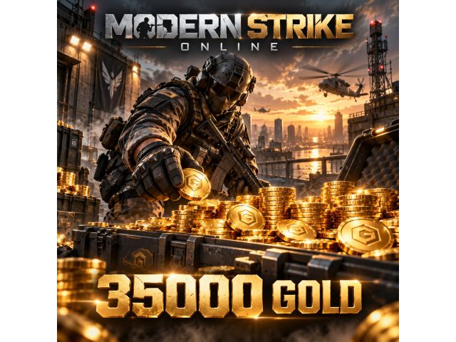 Modern Strike Online — 35000 Gold (пополнение по Player ID)