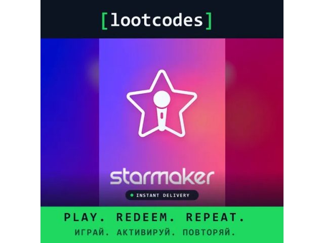 StarMaker (Global) 60 + 5 Coins Глобальный регион - цифровая карта