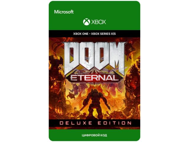 Игра DOOM Eternal Deluxe Edition для Xbox One/Series X S, электронный ключ